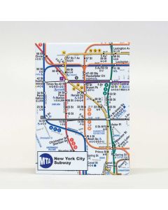 Subway Map Magnet - White