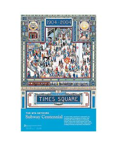 2004 Subway Centennial - MTA Arts & Design Poster
