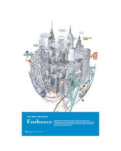 2008 Embrace - MTA Arts & Design Poster