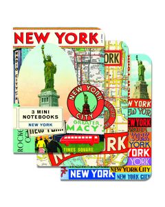 Mini Liberty New York City Journals (Set of 3)