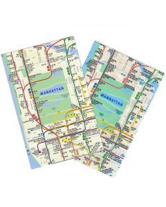 Subway Map Lens Cloth and Postcard Set