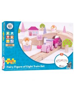 Pink Fairy Figure 8 Train Set