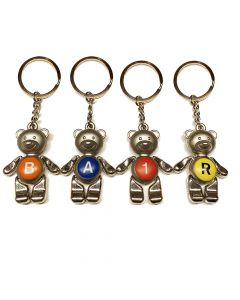 NYC Subway Logo Bear Keychain