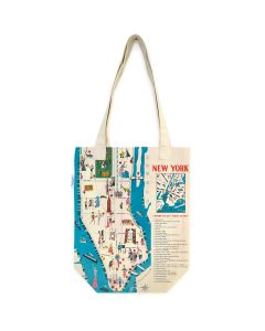 Here is New York Vintage Map Tote