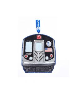 #1 Subway Train Face Resin Ornament
