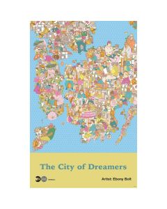 2018 The City of Dreamers - MTA Arts & Design Poster
