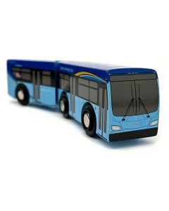 NYC Wooden XE60 Articulated Bus