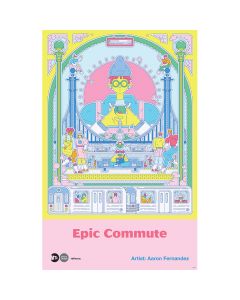2019 Epic Commute MTA Arts & Design Poster
