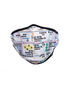 Kids Subway Map Face Mask