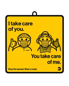 Take Care Wear Mask Ornament