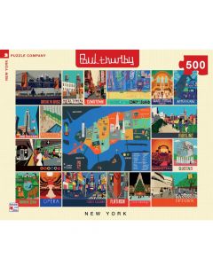 New York Paul Thurlby 500 Piece Puzzle