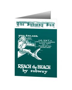 Notecard Reach the Beach