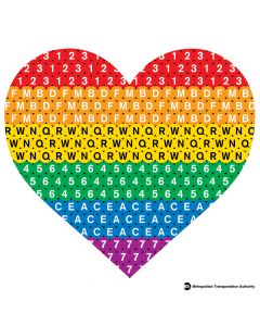 Wall Decal Pride Heart