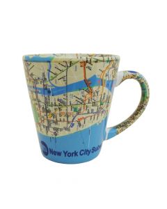 Subway Map Latte Mug