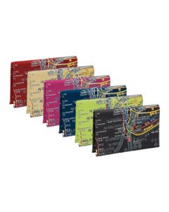 Bright Map MetroCard Holder