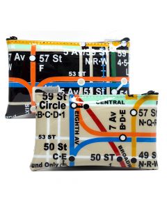 Vinyl Subway Map Pencil Case