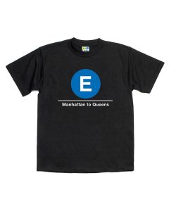Subway T-Shirt E Train (Manhattan to Queens)