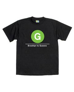 Subway T-Shirt G Train (Brooklyn to Queens)