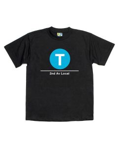 Subway T-Shirt T Train (2nd Av Local)
