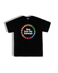 Adult NYC Subway Multi Route Tee