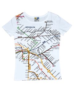 Junior Brooklyn Subway Map T-Shirt