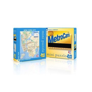 Double Sided Subway Map / MetroCard Mini Puzzle