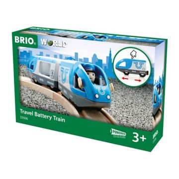 BRIO Blue Battery Operated Travel Engine