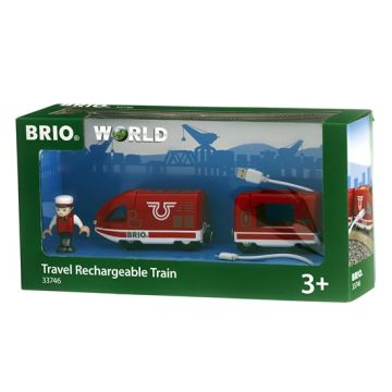 BRIO Red Travel Rechargeable Train