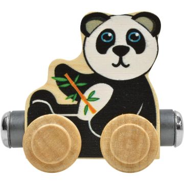 Wood NameTrains Precious Panda