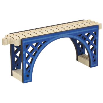 Wood Blue Reversing Bridge