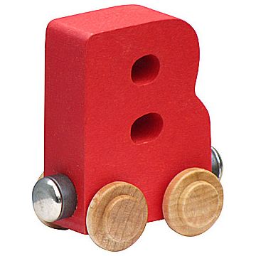 Wooden Letter B Train