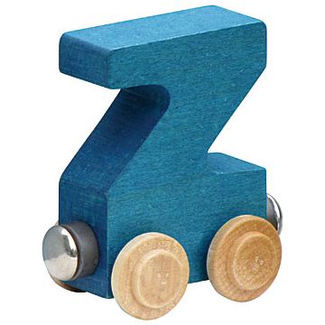 Wooden Letter Z Train