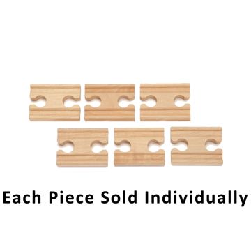 Female 2 Inch Straight Wooden Track