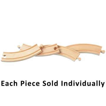 6 Inch Curved Wooden Track