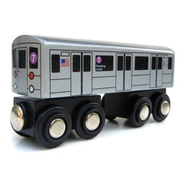 NYC Subway Wooden 7 Train