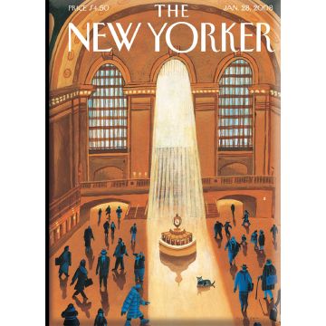 Grand Central - Gold - Notecard