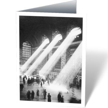 Grand Central Streaming Light Notecard