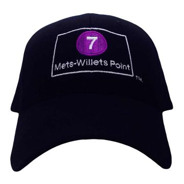 Adult Mets-Willets Point Station Baseball Hat