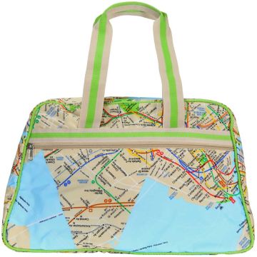 NYC Subway Map Travel Bag