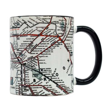 BMT Subway Map Mug