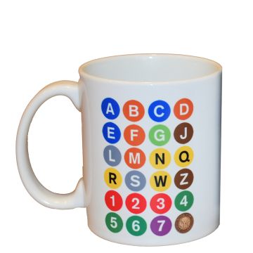 White ABC 11oz Mug