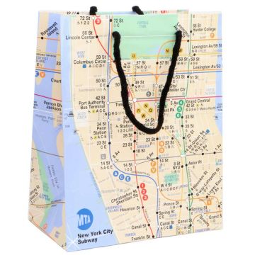 Medium NYC Subway Map Giftbag