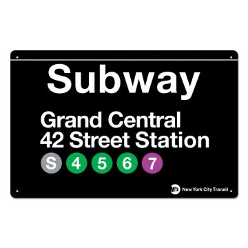 Grand Central 42nd Street Subway Sign