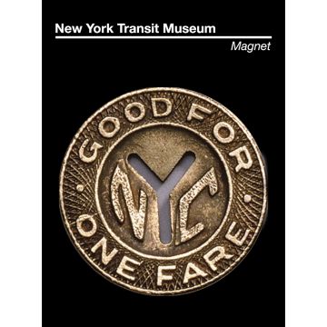 Subway Token Magnet