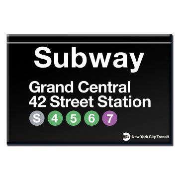 Grand Central Subway Stop Magnet