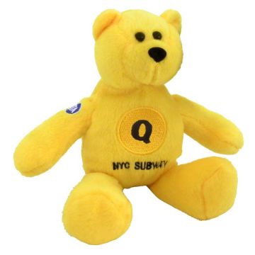 NYC Subway #Q Train Teddy Bear