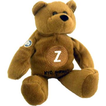 NYC Subway #Z Train Teddy Bear