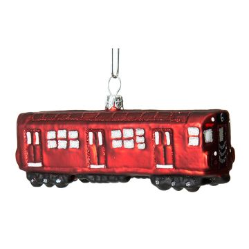 Redbird Subway Train Ornament