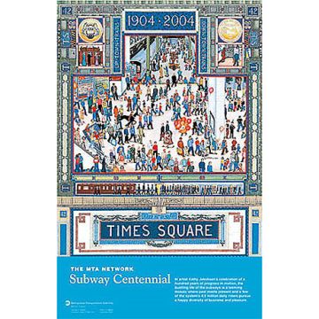 2004 Subway Centennial - MTA Arts & Design Poster