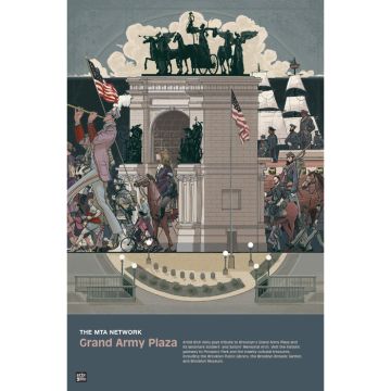 2013 Grand Army Plaza - MTA Arts & Design Poster